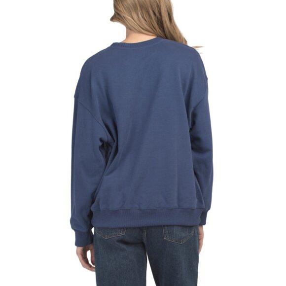 SUNDAY EDITION Blue Sweet Treat Crew Neck Sweatshirt - Picture 2 of 2